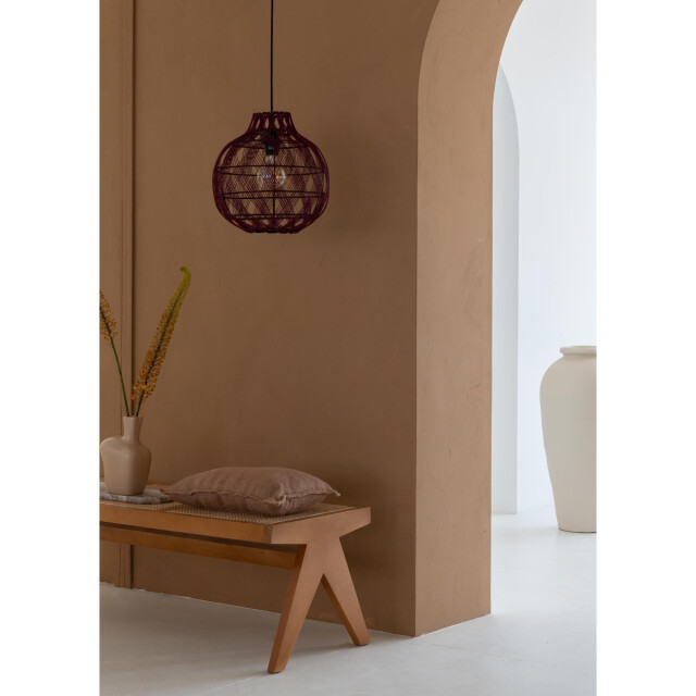 Good&Mojo Hanglamp mendoza bordeaux Ø35cm 3082122 large
