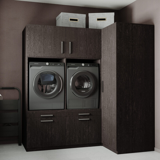 Wasophoogte Wasmachine kast bern – Ébène 3508657 large