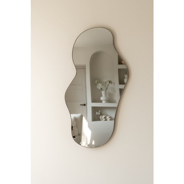 Indore Home Spiegel troas | bronzen organische vorm spiegel | asymmetrisch design | 110 x 62 3515956 large