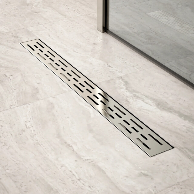 Mirlux Douchegoot 70cm standaard rooster rvs met flens 3503553 large