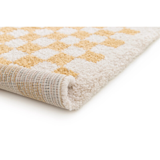 AFK Living Hoogpolig ruitmotief tapijt zacht en volumineus checkers 3445840 large