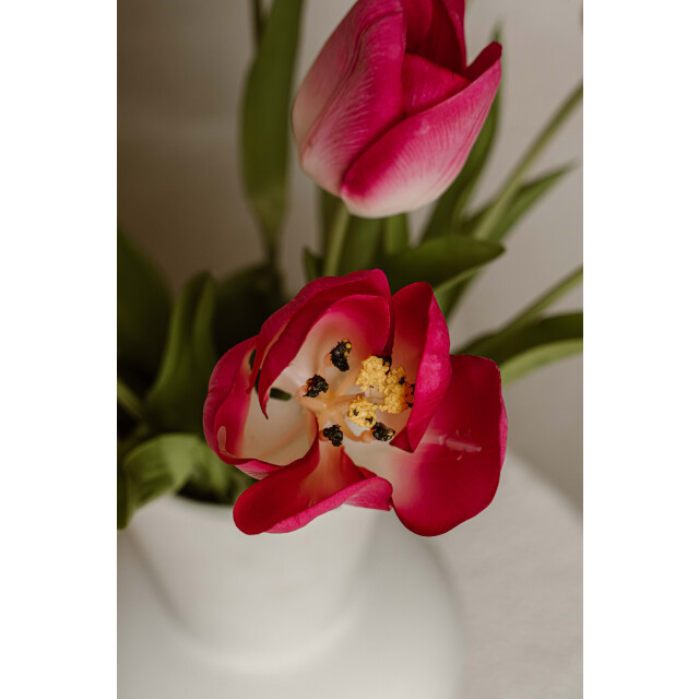 Indore Home Zijdenboeket tulpen lichtroze 3462878 large
