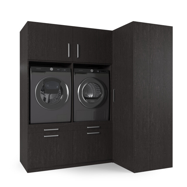 Wasophoogte Wasmachine kast bern – Ébène 3508657 large