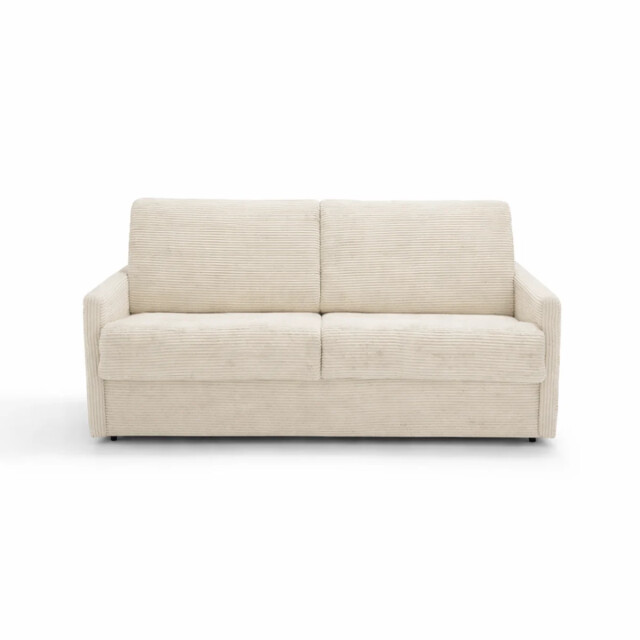 CaliCosy Slaapbank 3-zits in geribbeld fluweel l175 cm 2937831 large