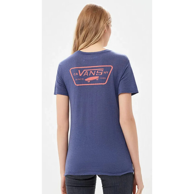 Vans dames full patch t-shirt - maat xs VA31UNKYQ large