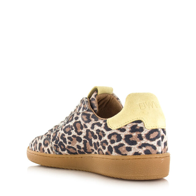 DWRS Label Dwrs poona leopard sand butter lage sneakers dames B11456-50 8328 large