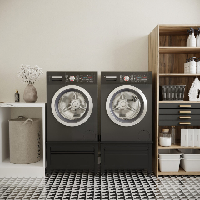 Wasophoogte Wasmachine verhoger – novapro met lade en plateau – 3448224 large