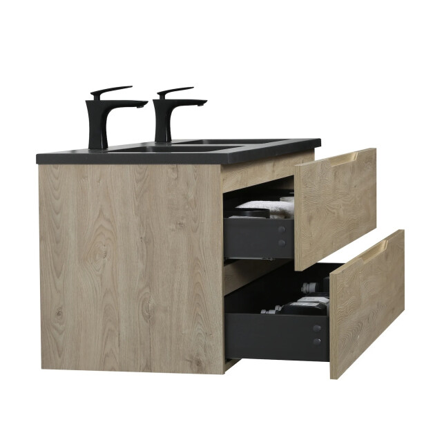 Badplaats Badkamermeubel set cairo 120 x 48 cm kastanje badmeubel met 3510123 large