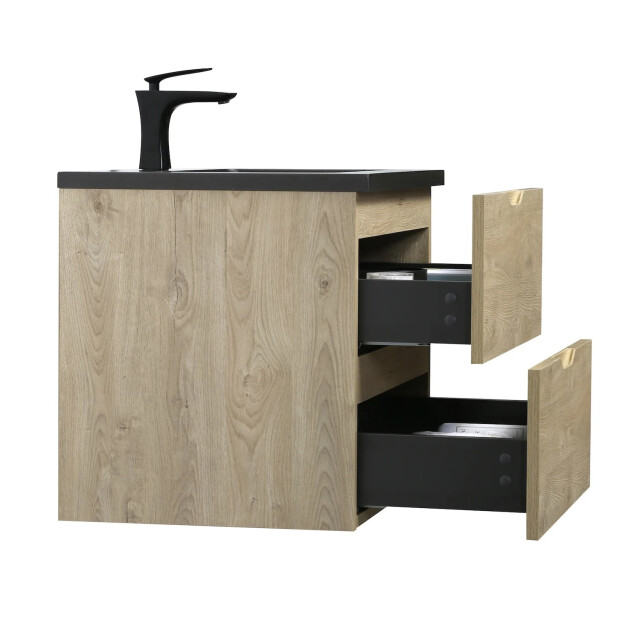 Badplaats Badkamermeubel set cairo 100 x 48 cm kastanje eiken badmeubel met 3510124 large