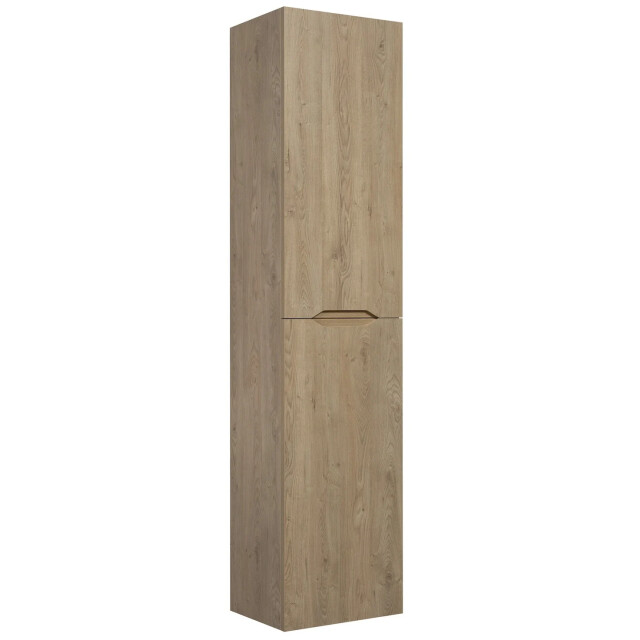 Badplaats Badkamerkast cairo 40 x 30 x 170 cm kastanje hangende 3510131 large