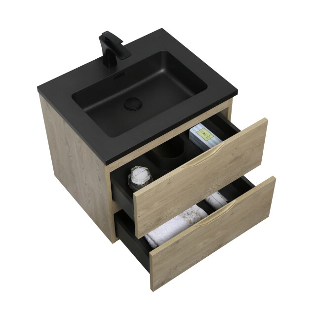 Badplaats Badkamermeubel set cairo 60 x 48 cm kastanje badmeubel met 3510126 large