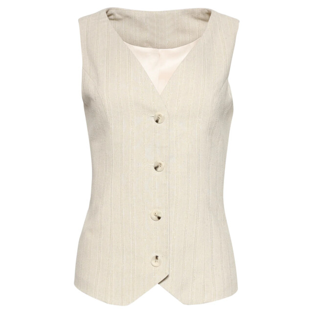 Smashed Lemon Klassiek gilet met glitterdetail | 8718679009447 large