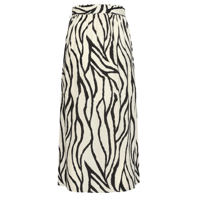 Smashed Lemon Midi-rok met zebra print off-white/zwart | 8718679005203 large