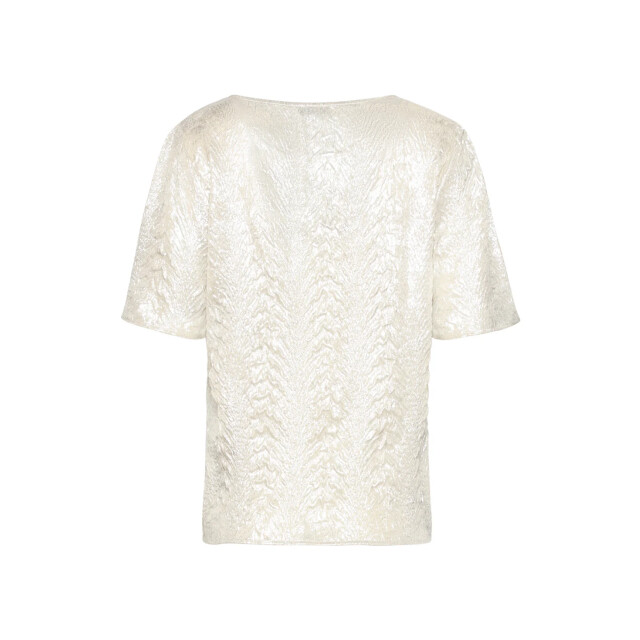 Smashed Lemon Dames top met metallic structuur | 8718679013840 large