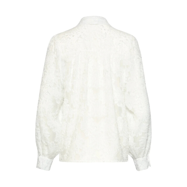 Smashed Lemon Elegante doorschijnende blouse met reliëf print | 8718679008006 large