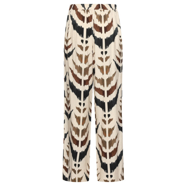 Smashed Lemon Wijde broek met grafische aztec print | 8718679003049 large