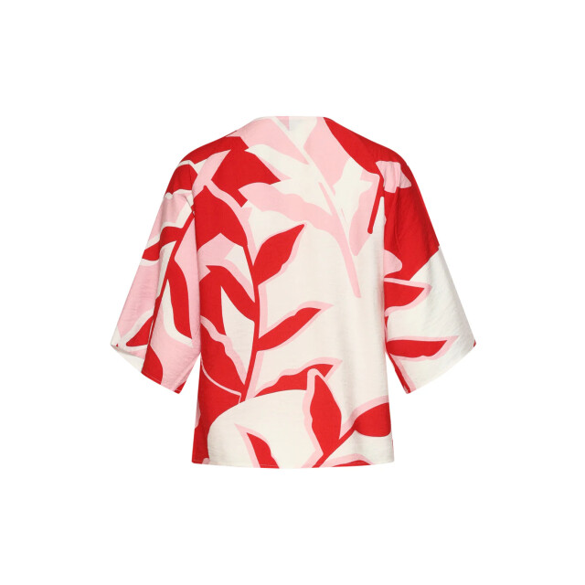 Smashed Lemon Top met wijde mouwen en botanische print | 8718679002004 large