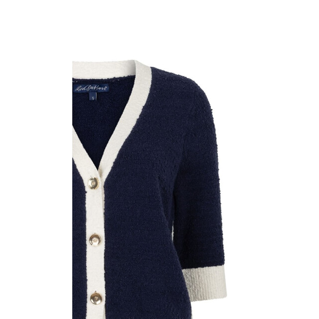 Red Button Popcorn vest d.blau Popcorn Vest D.Blau large