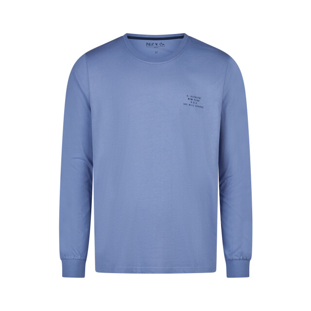 Phil & Co Heren pyjamashirt lange mouw PH-853-4 large