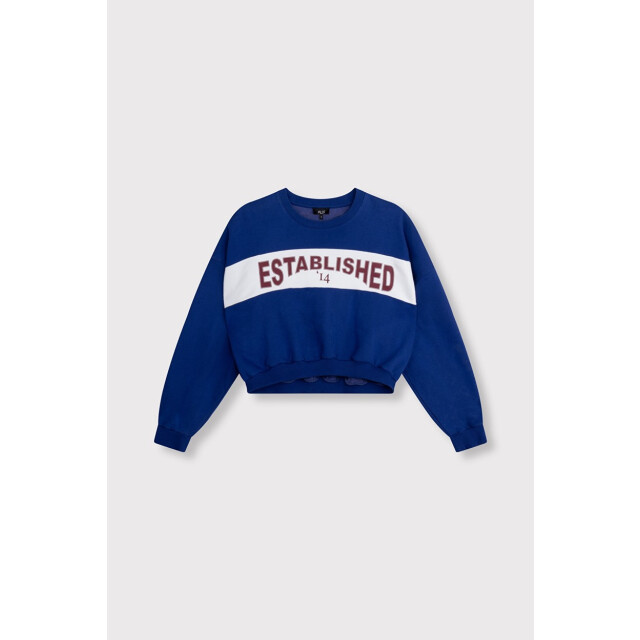 Alix The Label Logo tape sweater kobalt 4209.34.0002 large