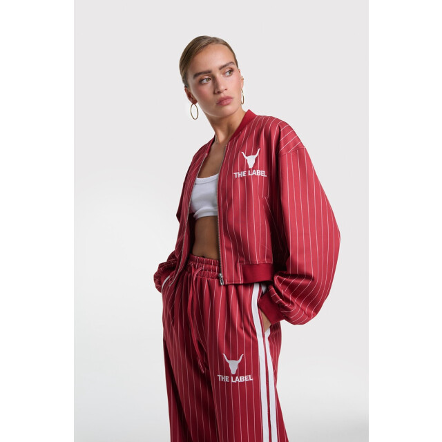 Alix The Label Pinstripe cropped training jacket dessin 4279.49.0002 large