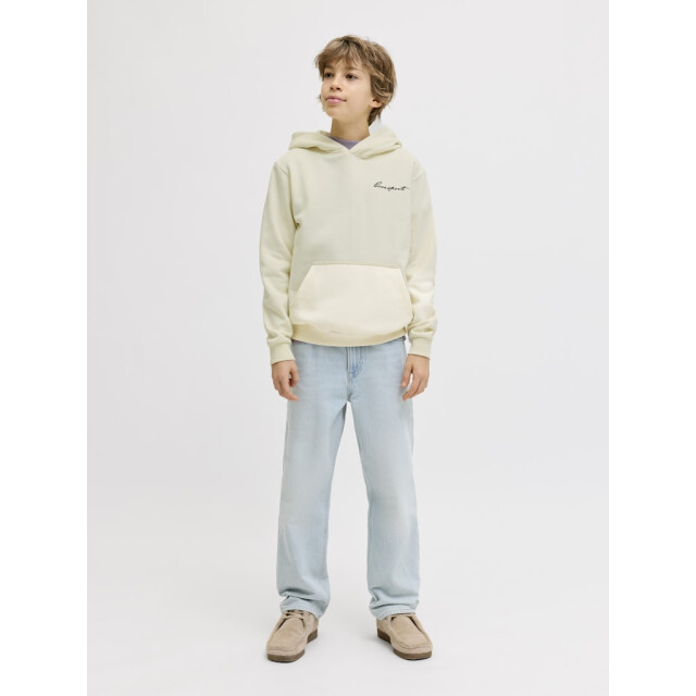 Jack & Jones Jcodust script sweat hood sa26 jnr ecru 3209.03.0005 large