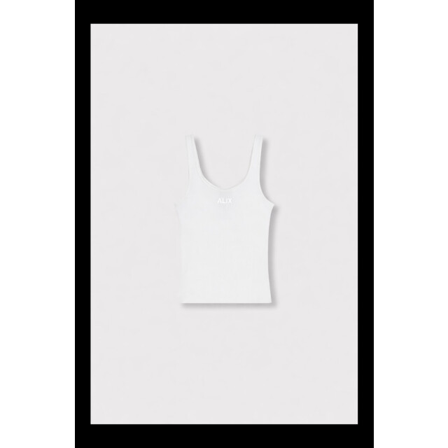 Alix The Label Rib tank top off-white 4349.02.0031 large