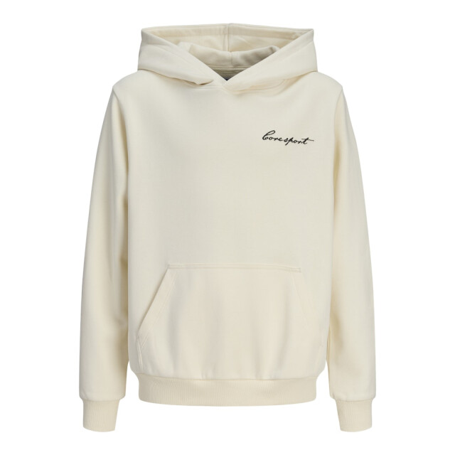 Jack & Jones Jcodust script sweat hood sa26 jnr ecru 3209.03.0005 large