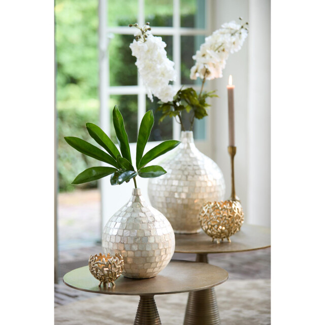 Light & Living Vaas elorza crème Ø22cm 3081906 large