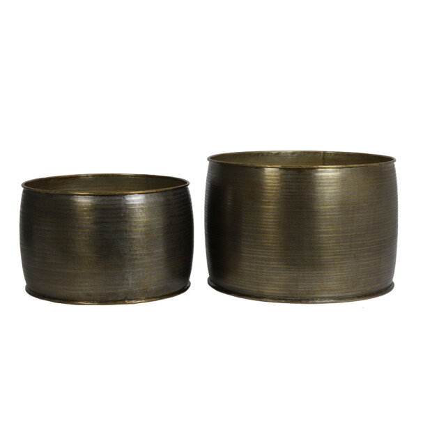 Light & Living D - bijzettafel orne Ø60x38cm - set van 2 2909758 large