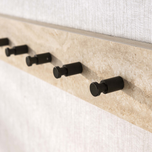 Hoyz kapstok travino 6 haken keramiek travertin 3491362 large