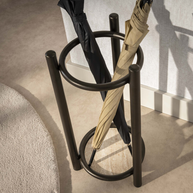 Hoyz paraplubak luno rond drift brown 3491293 large