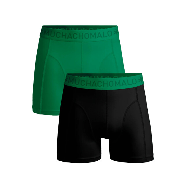 Muchachomalo Jongens 2-pack boxershorts U-SOLID1010-1248J large