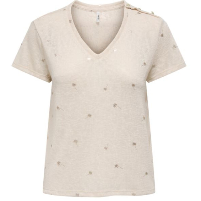Only Onlstephi s/s aop v-neck top jrs 15246107 large
