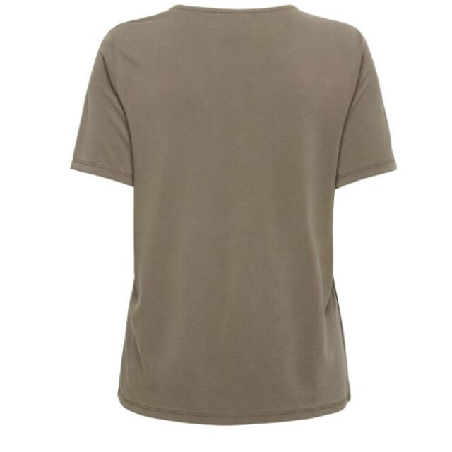 Only Onlfree life s/s split v-neck top j 15368626 large