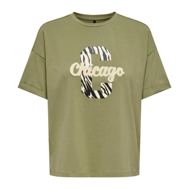 Only Onlcia life ss foldup prnt top boxccjrs army 4339.29.0003 large