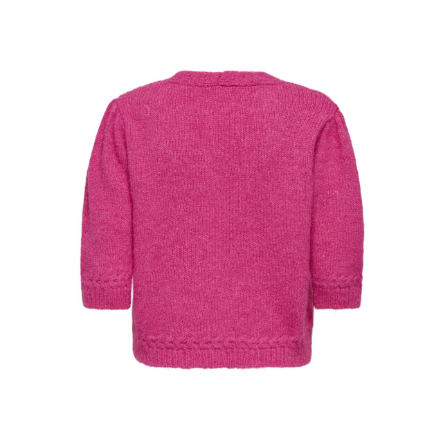 Only Onlstarla ss v-neck cardiga cc knt fuchsia 4249.56.0022 large