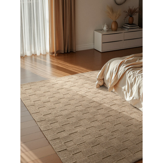 Villeroy & Boch Scala handgeweven wol vloerkleed donker 80x200 cm 3511963 large