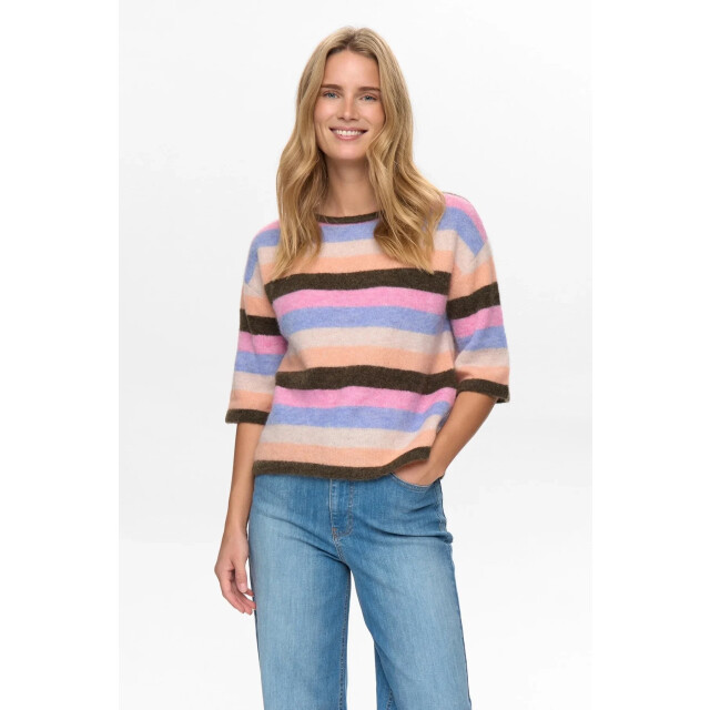 Nümph Nuriette stripy ss pullover 706422 sea turtle 706422 large