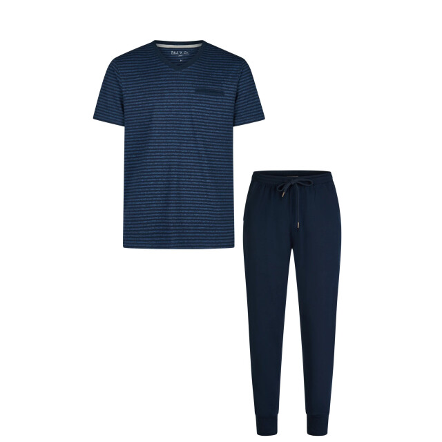Phil & Co Essential heren pyjama set korte mouw /gestreept PH-850-1+852-2 large
