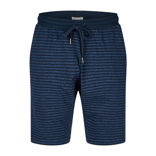 Phil & Co Essential shortama heren korte pyjama set grijs/blauw PH-851-1+852-1 large