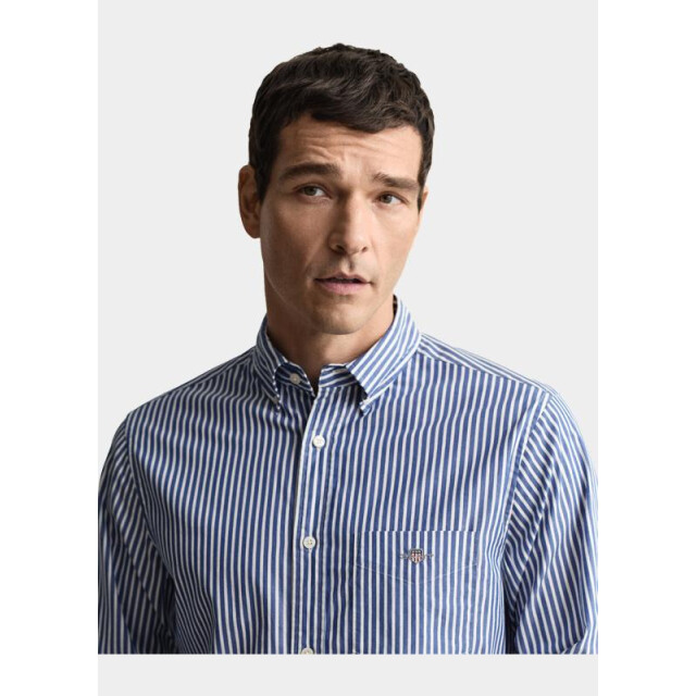 Gant Casual hemd lange mouw regular fit poplin 3000130/436 181268 large