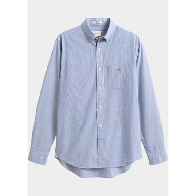 Gant Casual hemd lange mouw regular fit banker stripe 3000140/436 181270 large