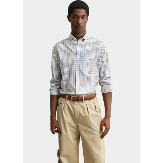 Gant Overhemd heren klassiek geruit poplin overov 3260015/259 205874 large