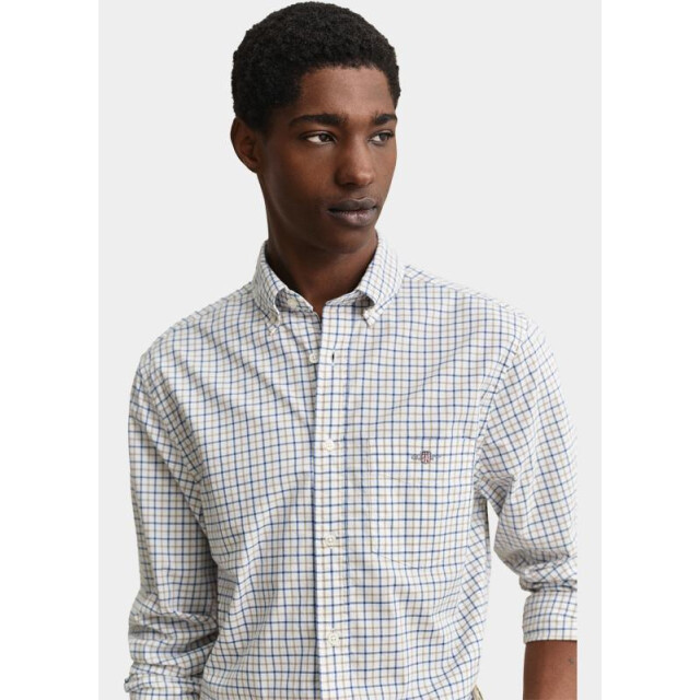 Gant Overhemd heren klassiek geruit poplin overov 3260015/259 205874 large