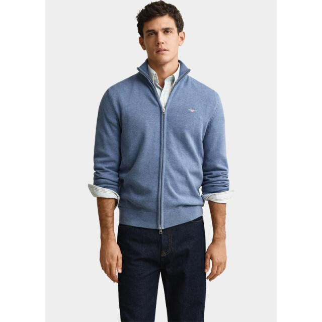 Gant Vest heren casual vest van katoen met ri 8030164/906 205882 large