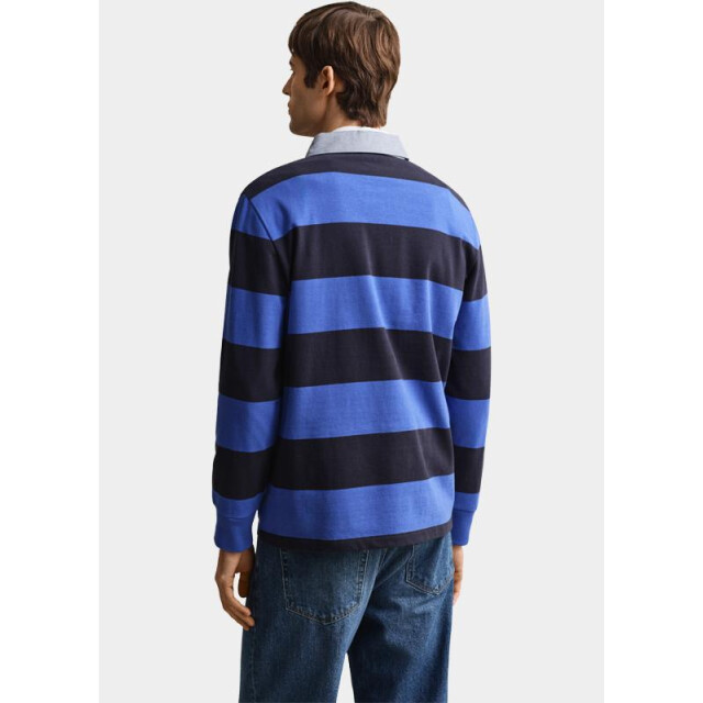 Gant Polo lange mouwen heren gestreepte heavy rugger met c 2004083/417 205860 large