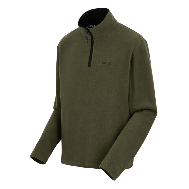 Regatta Geweldig voor buiten heren thompson half zip fleece sweater UTRG1390_olivenight large