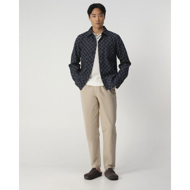 J.C. Rags Overshirt dark blue dessin 103288-001-XXL large