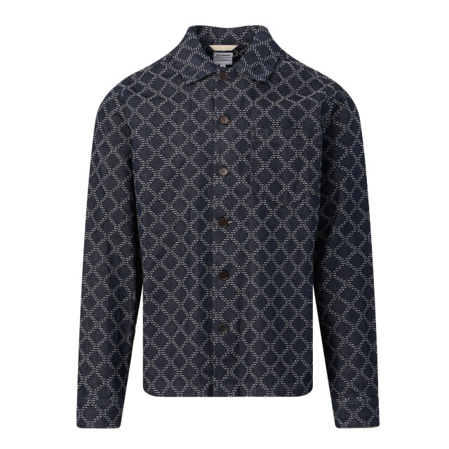 J.C. Rags Overshirt dark blue dessin 103288-001-XXL large